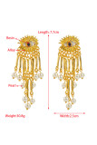 Golden Eyes Earrings