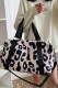 Large Capacity Cow Print Bag