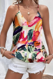 Multicolor Tie Dye Print Cami Tank Top