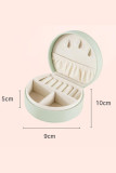 Plain PU Easy Take Jewelry Case MOQ 3pcs