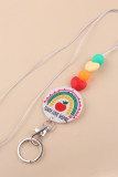 Teacher Life Beads Keychain MOQ 5pcs