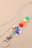 Teacher Life Beads Keychain MOQ 5pcs