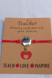 Teacher's Day Alloy Bracelet