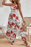 Floral Print Spaghetti Dress