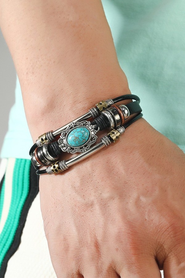 Western Bohemia Turquoise Bracelet