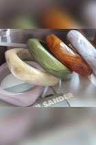 Amber Marble Acrylic Bracelet