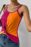 Colorblock Twist Knot Cami Top