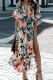 Floral Printed Split Maxi Dress