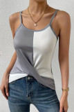 Colorblock Twist Knot Cami Top