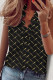 Black Sleeveless Ruffle Top