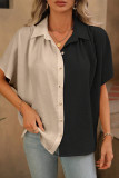 Colorblock Button Up Shirt