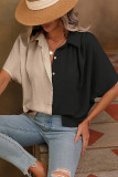Colorblock Button Up Shirt