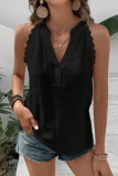 Solid Color V-neck Off Shoulder Loose Casual Top