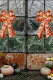 ThanksGiving Plaid Bowknot Pumpkin Pendant