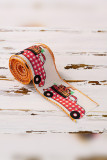 Thanksgiving Plaid Bowknot Webbing Ribbon