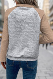 Colorblock Kangaroo Pockets Sweatshirt