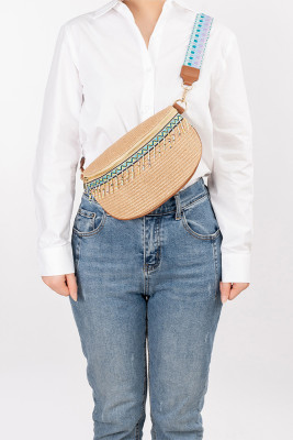 Vintage Zipper Design Chest Bag