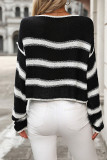 Oversized Stripes Knitting Sweater