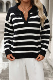 Stripes Knitting Sweater