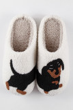 Dachshund Fleece Slippers