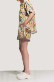Multi Print 2PCS Short Set