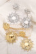 Sunflower Alloy Earrings