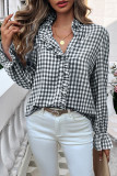 Plain Button UP Puff Sleeves SHirt