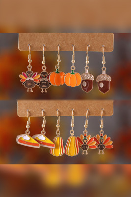 Thanksgiving Happy Fall Earrings Set