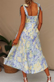 Floral Spaghetti Midi Dress
