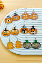 Halloween Pumpkin Acrylic Earrings