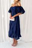 Off Shoulder Lace Crochet Dress