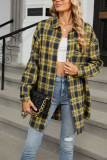 Plaid Button UP Pocket Shirt