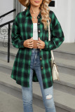 Plaid Button UP Pocket Shirt
