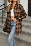 Plaid Button UP Pocket Shirt