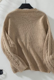 Cable Knit Pullover Sweater