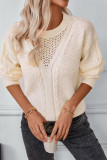 Cable Knit Pullover Sweater