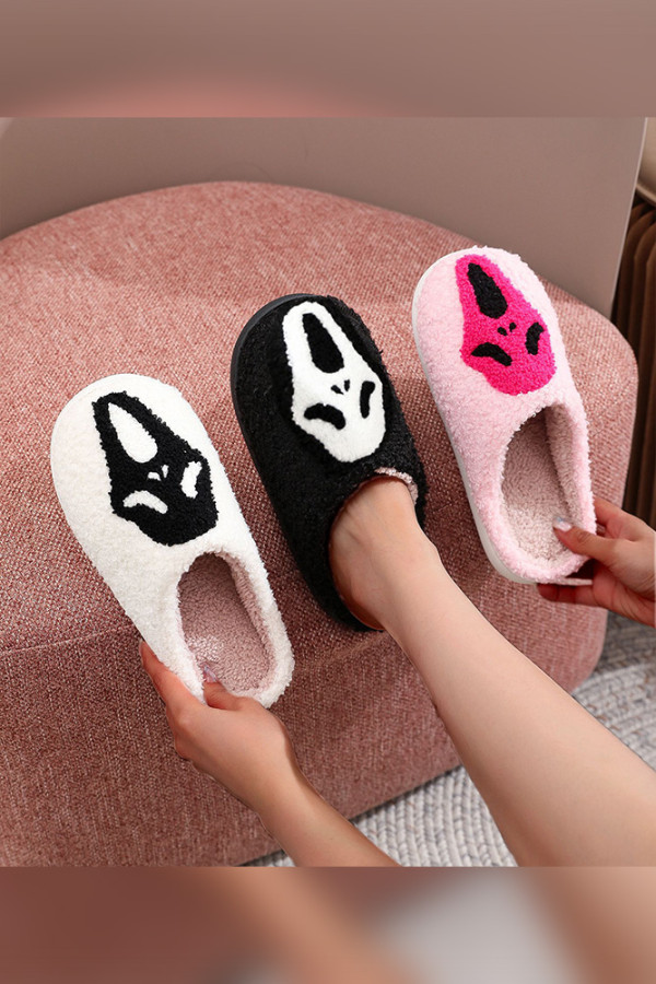 Halloween Ghost Fleece Slipper