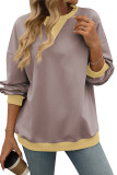 Oversized Colorblock Sweatshirt