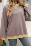 Oversized Colorblock Sweatshirt