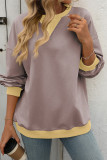 Oversized Colorblock Sweatshirt