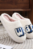WE ARE Pattern Fleece Slipper