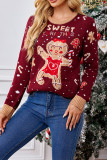 Christmas Pattern Knitting Sweater