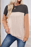 Colorblock Splicing Sweatshirt