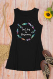 Dragonfly Print Tank Dress