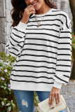 Oversized Stripes Sweatshirt