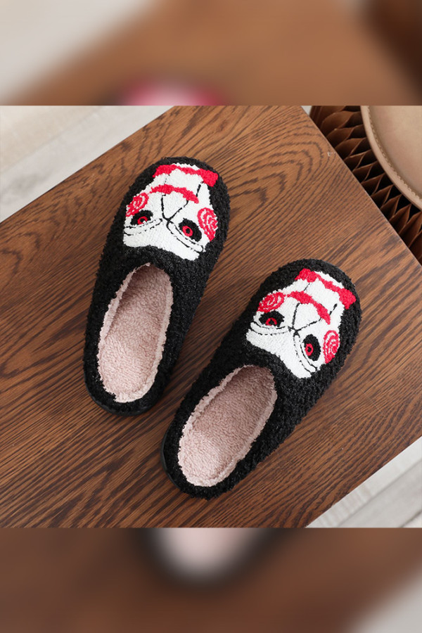 Halloween Ghost Fleece Slipper
