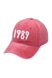1989 Embroidery Washed Baseball Cap