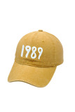 1989 Embroidery Washed Baseball Cap