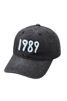1989 Embroidery Washed Baseball Cap
