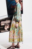 Bohemia Style Puff Sleeves Dress